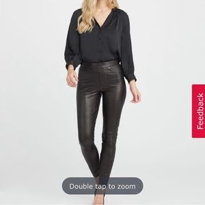 Spanx Leather-Like Ankle Skinny Pant. Medium Tall. Like new. Worn once.